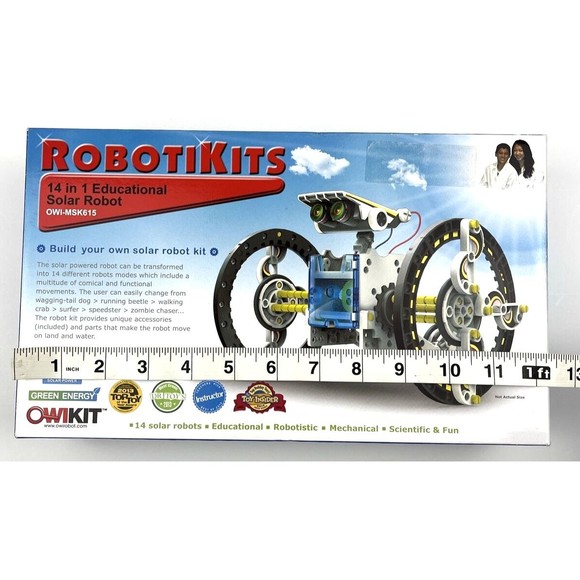 Owikit Robotikits New 14 In 1 Educational Solar Robot Kit MSK615 Mechanical Toy - Picture 6 of 7